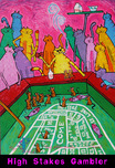 Matt Rinard Matt Rinard High Stakes Gambling (Framed)